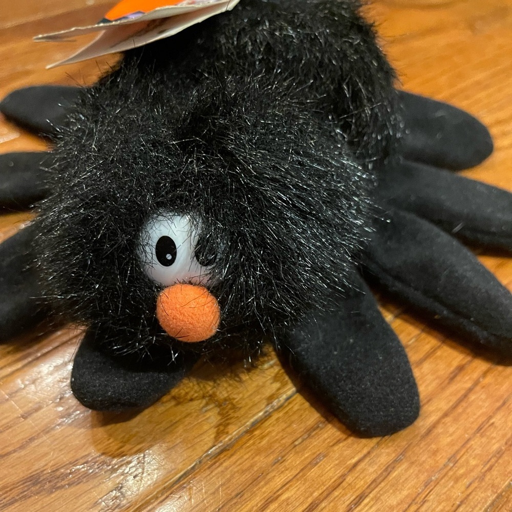 Vintage WEBSTER Plush Puppet Spider Halloween 1991 Gibson Greetings